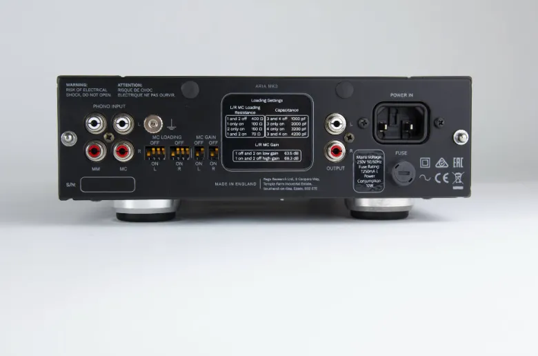 Rega Aria mk3, RIAA-steg