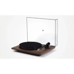 Rega Planar 1 Carbon Plus med inbyggt RIAA, valnöt