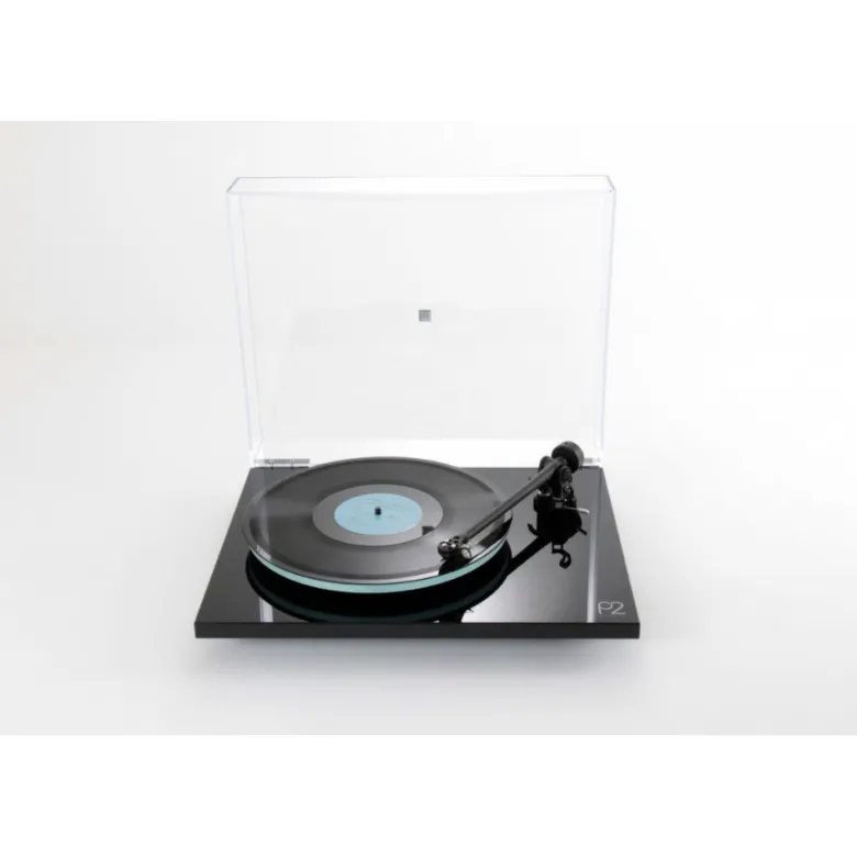 Rega Planar 2 vinylspelare med Nd3 MM-pickup, pianosvart