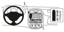 Renault Clio 99-01, Centrerad