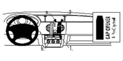 Renault Kangoo 98-02, Centrerad