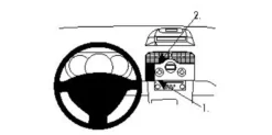 Renault Kangoo 08-13, Centrerad