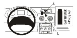 Renault Kangoo 03-07, Centrerad