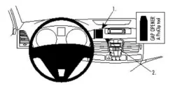 Renault Laguna 08-15, Centrerad
