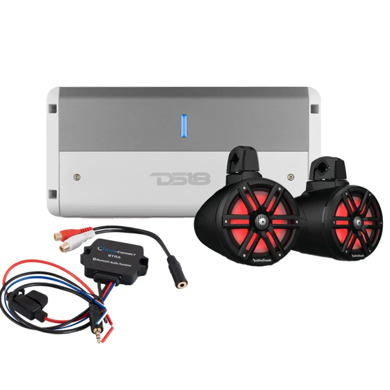 Rockford Fosgate M2WL & NXL-M4 med BT-adapter