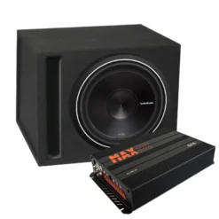 Rockford Fosgate P3D4-15 i låda med slutsteg, baspaket