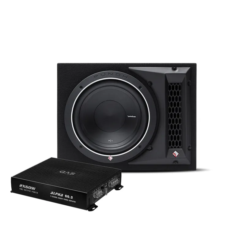 Rockford Fosgate P1-1X10 & GAS ALPHA 60.2