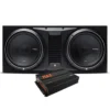 Rockford Fosgate P2-2X12 med MAX A2-800.1D