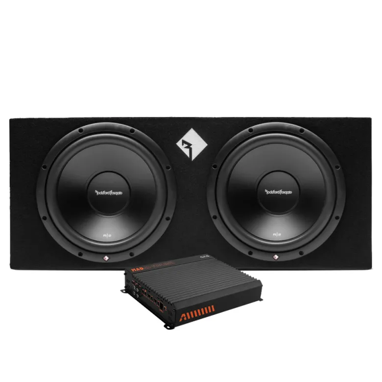 Rockford Fosgate R2-2X12 & MAD A2-1200.1DFL, baspaket