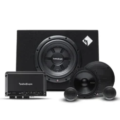 Rockford Fosgate R250X4 med R2S-1X10 baslåda och Prime-kitsystem