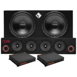 Rockford Fosgate R2-2X12 med SPL64, raggarpaket