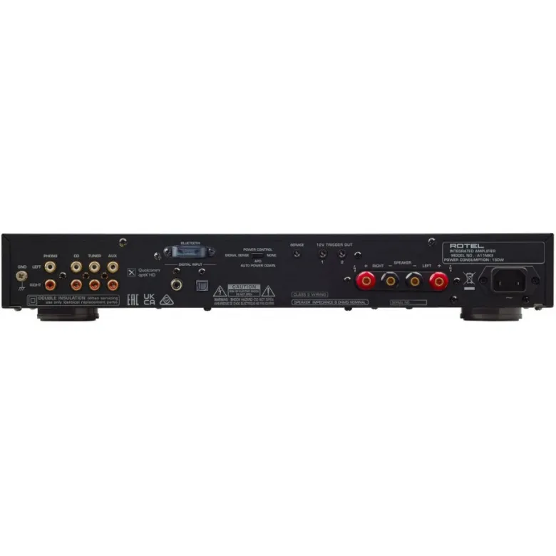 Rotel A11 MKII stereoförstärkare med DAC, svart
