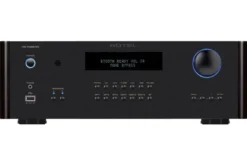 Rotel RA1592 MKII stereoförstärkare med DAC, RIAA-steg & MQA-stöd, svart