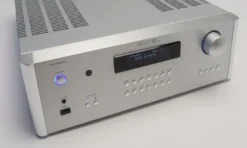 Rotel RA1592 MKII stereoförstärkare med DAC, RIAA-steg & MQA-stöd, silver