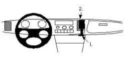 Saab 900 83-93, Center