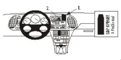Saab 9-3 98-02, Center