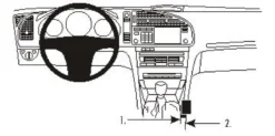 Saab 9-3 03-11, Konsol