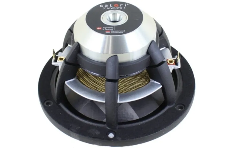 SB Acoustics Satori MW13TX-4, bas/mellanregister