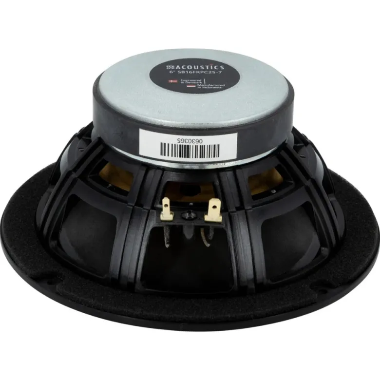 SB Acoustics SB16FRPC25-7, 6 tums fullregister