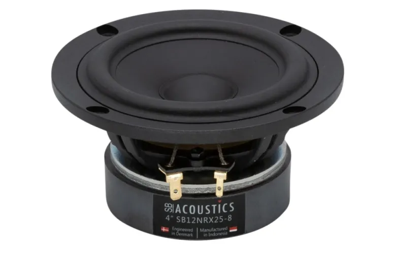 SB Acoustics SB12NRX25-8, 4 tums bas/mellanregister