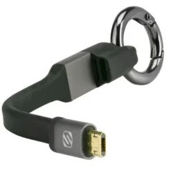 Scosche Clip-on, nyckelring laddningskabel Micro USB