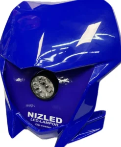 Singel lampkåpa kallvit 40w Yamaha WR 2019-2025, blå, 1xE406k fläktlös