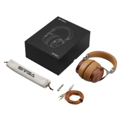 Sivga Robin SV021 slutna over-ear hi-fi-hörlurar, rosenträ