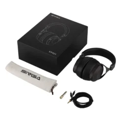 Sivga Robin SV021 slutna over-ear hi-fi-hörlurar, svart