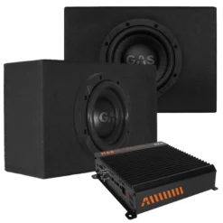 Slimmat baspaket med dubbla GAS MAX 6.5” baslådor