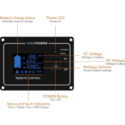 SONO Power IPPSDIS, display och fjärrpanel till IPPS2000/3000