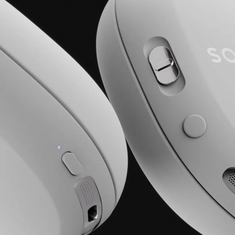 Sonos Ace Ultra trådlösa brusreducerande hörlurar, vit