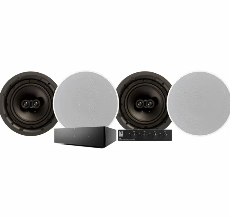 Sonos Amp med SC4B & 2 par DLS IC824, multiroompaket