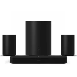 Sonos Beam (gen 2), Era 100 & Sub Mini 5.1.2 soundbarpaket, svart