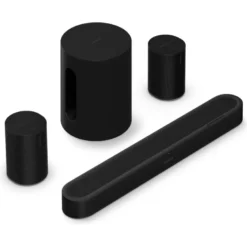 Sonos Beam Ultra hemmabiopaket med Sub Mini och Era 100, svart