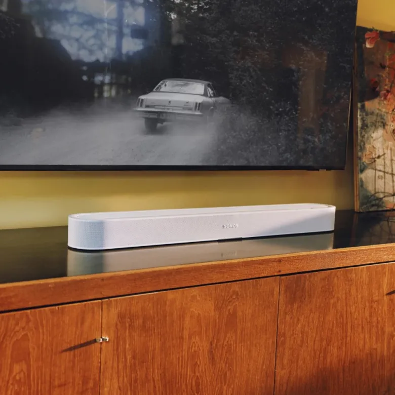 Sonos Beam Ultra soundbar med Dolby Atmos, vit