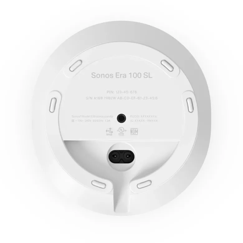 Sonos Era 100 SL Wi-Fi-högtalare, vit