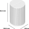 Sonos Era 100 smart högtalare, vit