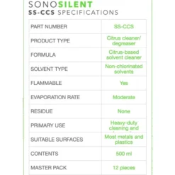 SONO Silent SS-CCS citrusrengöring, 500ml