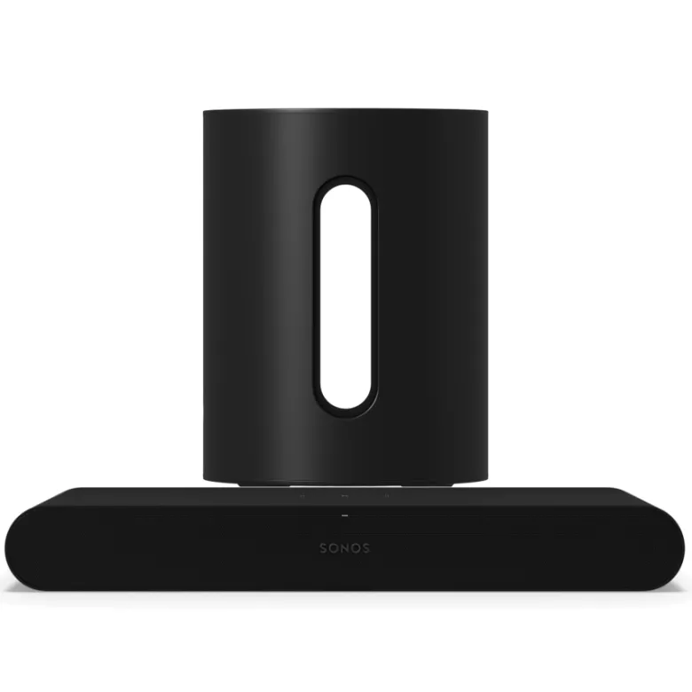 Sonos Ray & Sub Mini 2.1 soundbarpaket, svart