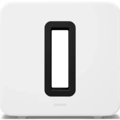 Sonos Sub (gen. 4) kraftfull trådlös subwoofer med Trueplay, vit