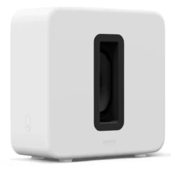 Sonos Sub (gen. 4) kraftfull trådlös subwoofer med Trueplay, vit