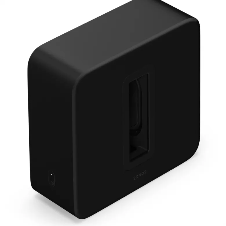 Sonos Sub (gen. 4) kraftfull trådlös subwoofer med Trueplay, svart