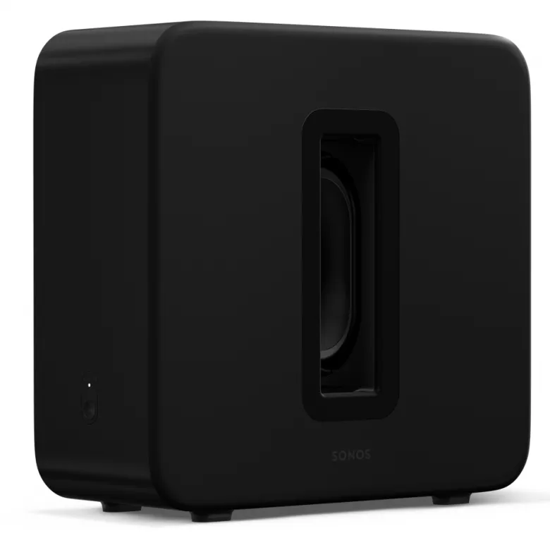 Sonos Sub (gen. 4) kraftfull trådlös subwoofer med Trueplay, svart