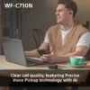 SONY WF-C710N true wireless hörlurar, vit