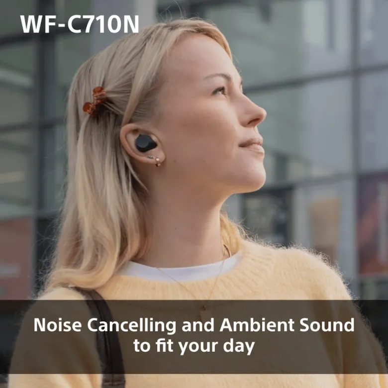 SONY WF-C710N true wireless hörlurar, rosa
