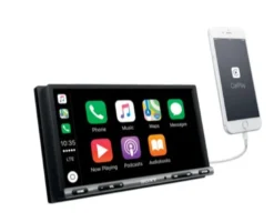 Sony XAV-AX3005DB, bilstereo med CarPlay, Bluetooth och DAB+