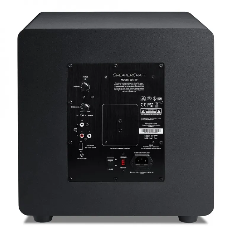 SpeakerCraft SDSi-10 10" aktiv subwoofer, svart
