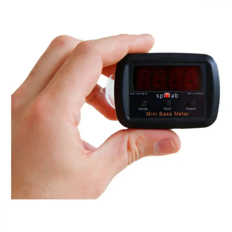 SPL Lab Mini Bass Meter, fristående dB-mätare upp till 160dB