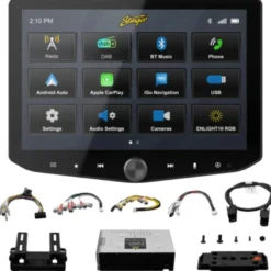 Stinger HORIZON10 iX210E-LR1, 10-tums bilstereo till Land Rover Defender 2007-2016