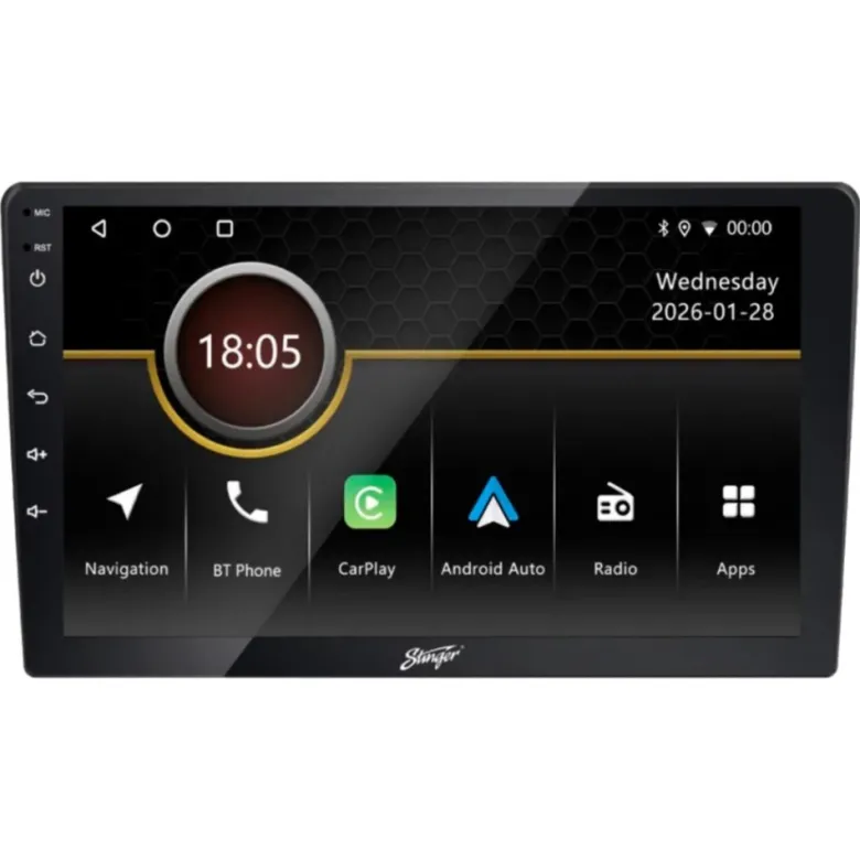 Stinger IF209E, 9-tums bilstereo med trådlös CarPlay/Android Auto